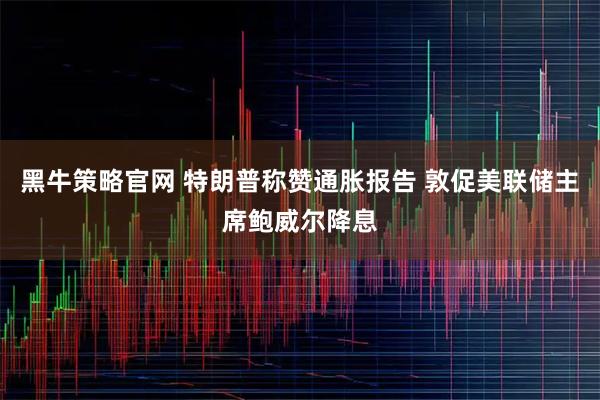 黑牛策略官网 特朗普称赞通胀报告 敦促美联储主席鲍威尔降息